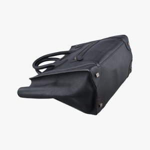 Secondhand Celine Luggage Mini Shopper Black Leather handbag | stylenewstar
