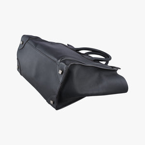 Secondhand Celine Luggage Mini Shopper Black Leather handbag | stylenewstar