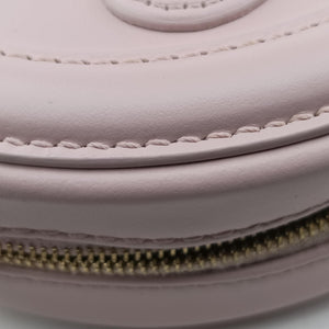 Pre-owned Celine Oval Purse Cuir Triomphe Pink Leather shoulderbag | stylenewstar