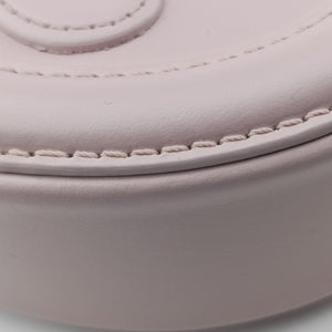 Pre-owned Celine Oval Purse Cuir Triomphe Pink Leather shoulderbag | stylenewstar