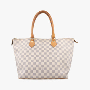 Secondhand Louis Vuitton SALEYA MM AZUR Damier Canvas N51185 handbag | stylenewstar