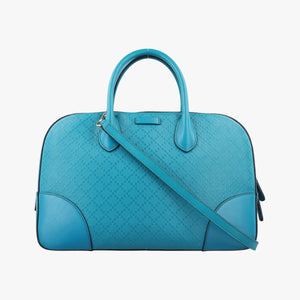 Secondhand Gucci Bright Diamante Blue Leather 354332 shoulderbag | stylenewstar