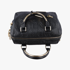 Vintage Louis Vuitton Paris Spool Speedy Mini 20 BLACK Leather M95814 shoulderbag | stylenewstar