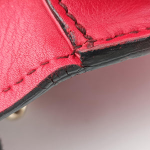 Pre-owned Gucci Emily Red Leather 283063 shoulderbag | stylenewstar