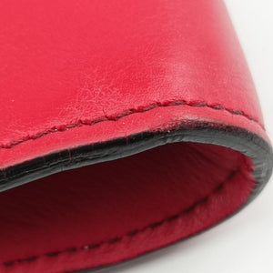 Pre-owned Gucci Emily Red Leather 283063 shoulderbag | stylenewstar