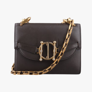 Pre-owned Christian Dior DiorDirection Brown Smooth calfskin shoulderbag | stylenewstar