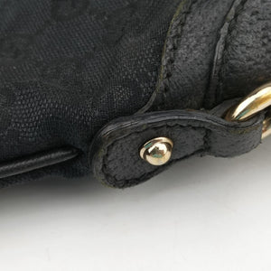 Pre-owned Gucci Hobo Black canvas 145826 shoulderbag | stylenewstar
