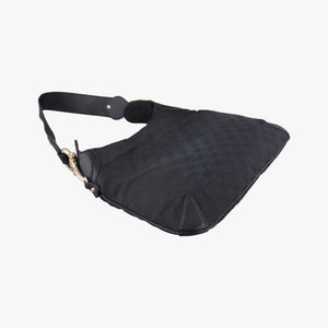 Pre-owned Gucci Hobo Black canvas 145826 shoulderbag | stylenewstar