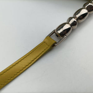Vintage Christian Dior Maris Pearl Green leather shoulderbag | stylenewstar