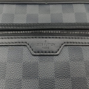 Pre-owned Louis Vuitton Utility Supplement Noir Damier Graphite N60324 clutchbag | stylenewstar