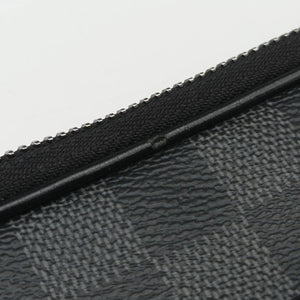 Pre-owned Louis Vuitton Utility Supplement Noir Damier Graphite N60324 clutchbag | stylenewstar