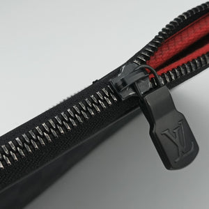 Pre-owned Louis Vuitton Utility Supplement Noir Damier Graphite N60324 clutchbag | stylenewstar