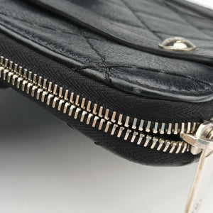 Vintage Chanel Matelasse Black Leather shoulderbag | stylenewstar