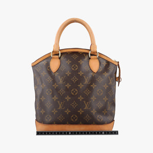 Pre-owned Louis Vuitton LOCKIT Brown Monogram Canvas M40102 handbag | stylenewstar