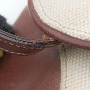 Secondhand Christian Dior Saddle Beige × Brown Canvas × Leather bum bag/waist bag | stylenewstar