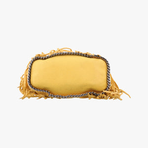 Secondhand Stella McCartney Falabella Yellow Suede × Leather shoulderbag | stylenewstar