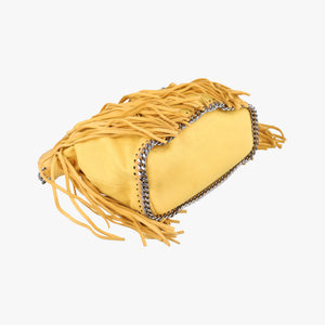 Secondhand Stella McCartney Falabella Yellow Suede × Leather shoulderbag | stylenewstar