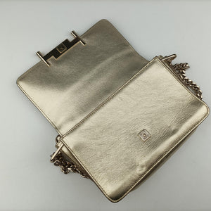 Pre-owned TODS Double T Golden Leather shoulderbag | stylenewstar