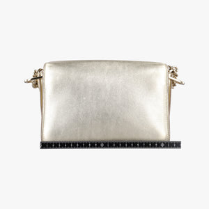Pre-owned TODS Double T Golden Leather shoulderbag | stylenewstar