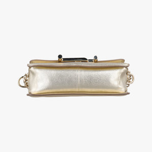 Pre-owned TODS Double T Golden Leather shoulderbag | stylenewstar
