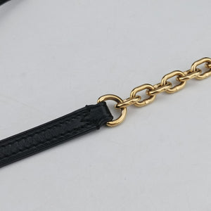 Pre-owned Louis Vuitton Vertical Trunk Pochette Brown×Black Monogram Canvas x leather M63913 shoulderbag | stylenewstar