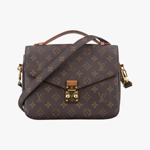 Pre-owned Louis Vuitton Pochette Metis MM Brown Monogram Canvas M44875 shoulderbag | stylenewstar