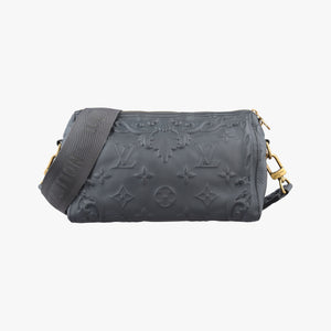 Secondhand Louis Vuitton Versailles Ornament City Keepall Dark Shadow Gray Debossed Monogram M21835 shoulderbag | stylenewstar