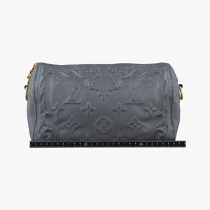 Secondhand Louis Vuitton Versailles Ornament City Keepall Dark Shadow Gray Debossed Monogram M21835 shoulderbag | stylenewstar