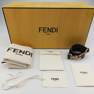 Pre-owned Fendi Mon Tresor Mini Bucket Brown Leather 8BS010/8AV105 shoulderbag | stylenewstar