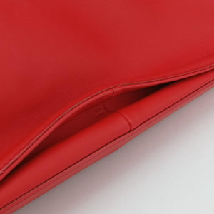 Pre-owned Bottega Veneta Intrecciato Rialto Red lambskin shoulderbag | stylenewstar