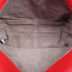 Pre-owned Bottega Veneta Intrecciato Rialto Red lambskin shoulderbag | stylenewstar