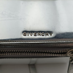 Secondhand Givenchy Pandora Box Silver Patent Leather shoulderbag | stylenewstar
