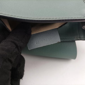 Pre-owned Chloe FAYE mini Blue Leather × Suede backpack/rucksack | stylenewstar