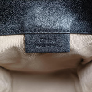 Pre-owned Chloe FAYE Black Leather × suede backpack/rucksack | stylenewstar