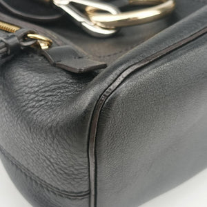 Pre-owned Chloe FAYE Black Leather × suede backpack/rucksack | stylenewstar