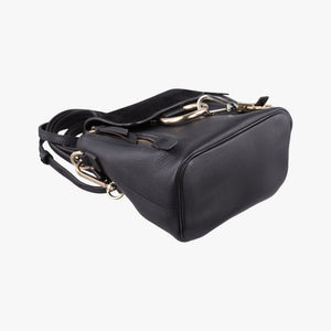 Pre-owned Chloe FAYE Black Leather × suede backpack/rucksack | stylenewstar