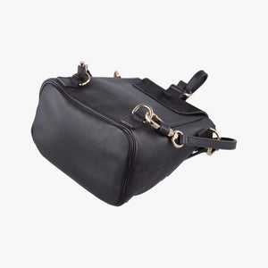 Pre-owned Chloe FAYE Black Leather × suede backpack/rucksack | stylenewstar