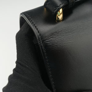 Secondhand Gucci Sylvie Black×green×red Leather 421882 shoulderbag | stylenewstar