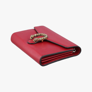 Pre-owned Gucci Dionysus Red Leather 401231 shoulderbag | stylenewstar