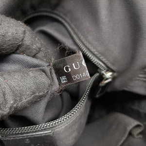 Pre-owned Gucci GG Imprime Messenger Black Leather 201448 shoulderbag | stylenewstar