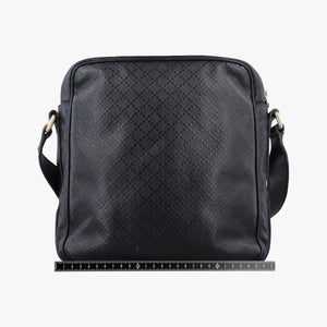 Pre-owned Gucci GG Imprime Messenger Black Leather 201448 shoulderbag | stylenewstar