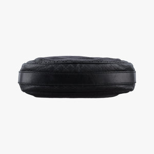 Pre-owned Gucci GG Imprime Messenger Black Leather 201448 shoulderbag | stylenewstar
