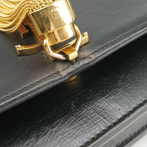 Vintage Yves Saint Laurent KATE Black Leather 452159 shoulderbag | stylenewstar