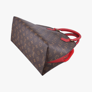 Pre-owned Louis Vuitton Alma Bag Into Bag Brown×Rouge Monogram Canvas M41779 shoulderbag | stylenewstar