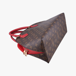 Pre-owned Louis Vuitton Alma Bag Into Bag Brown×Rouge Monogram Canvas M41779 shoulderbag | stylenewstar