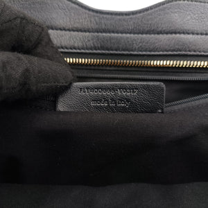 Pre-owned Yves Saint Laurent Cabas ChYc Black Leather 400666 shoulderbag | stylenewstar