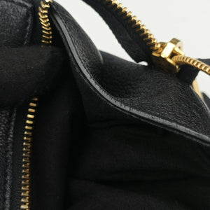 Pre-owned Yves Saint Laurent Cabas ChYc Black Leather 400666 shoulderbag | stylenewstar