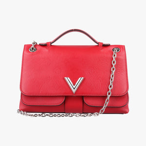 Vintage Louis Vuitton Very Chain Bag Ruby leather M44285 shoulderbag | stylenewstar