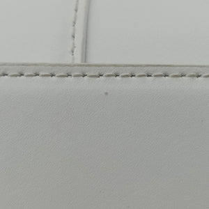 Pre-owned Balenciaga Hourglass adidas White x black Leather shoulderbag | stylenewstar