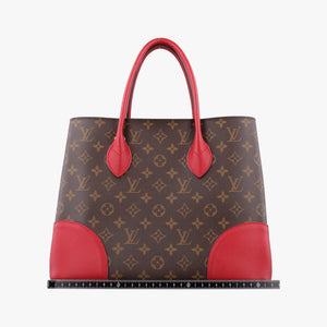 Pre-owned Louis Vuitton FLANDRIN Brown×CERISE Monogram Canvas×calf leather M41596 handbag | stylenewstar